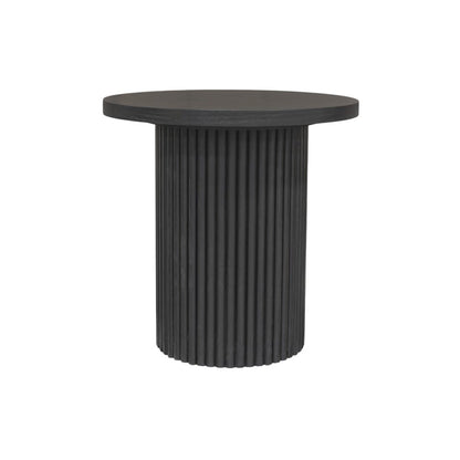 Alpine Furniture - Reba Round End Table, Black - 5868BLK-62 view 3