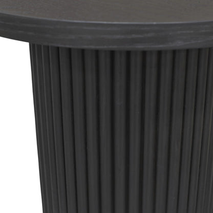 Alpine Furniture - Reba Round End Table, Black - 5868BLK-62 view 4
