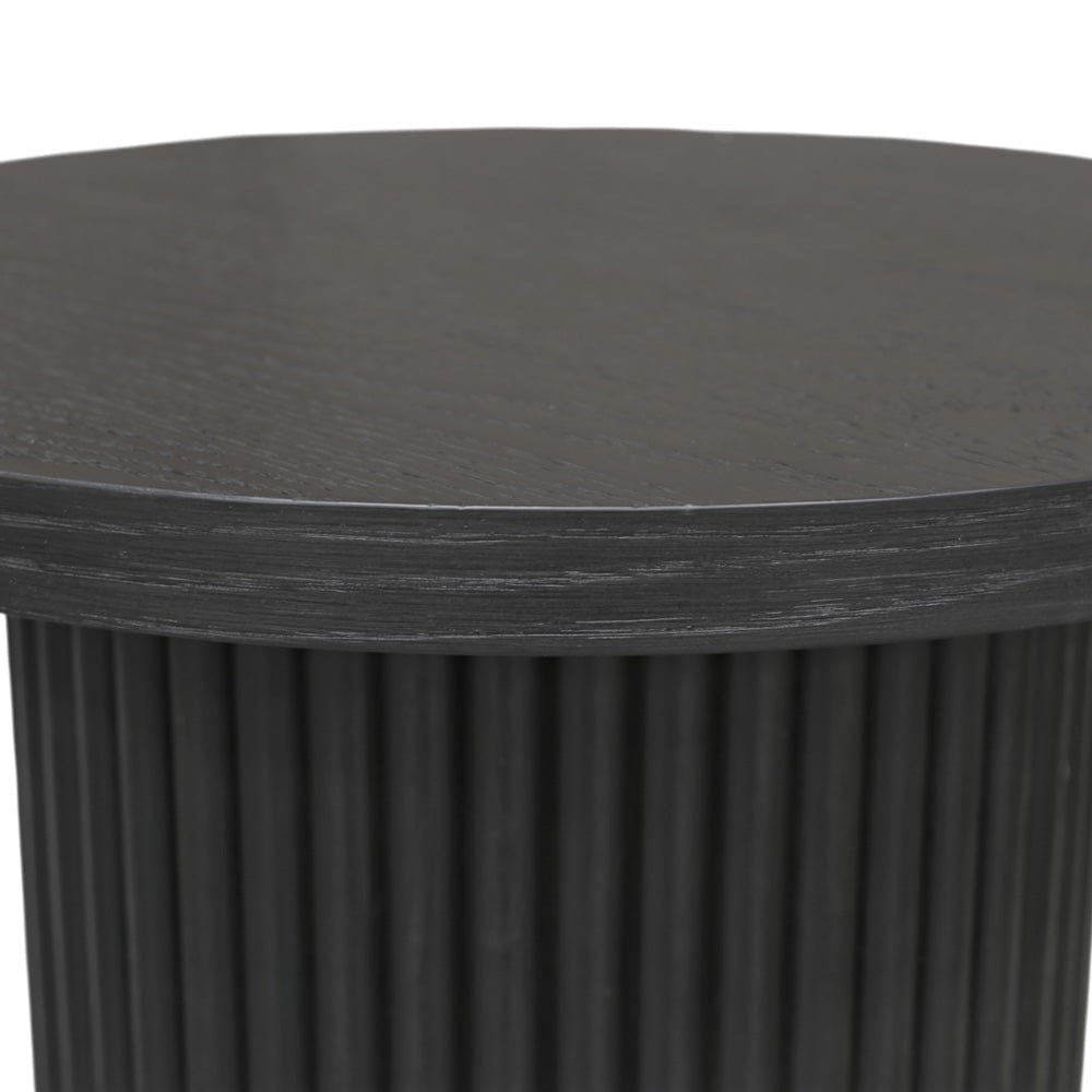 Alpine Furniture - Reba Round End Table, Black - 5868BLK-62 view 5