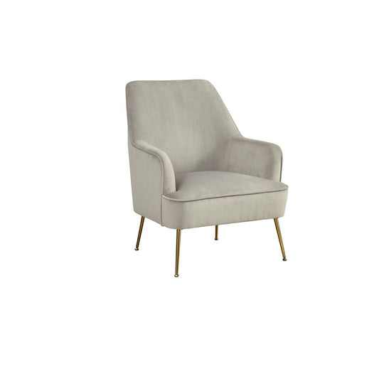 Alpine Furniture - Rebecca Leisure Chair, Grey - 9010-1-GRY view 1