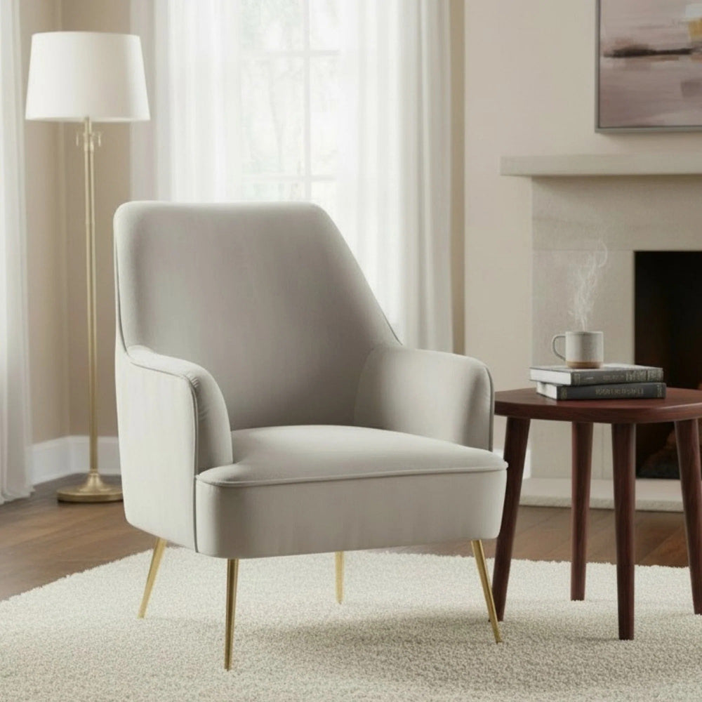 Alpine Furniture - Rebecca Leisure Chair, Grey - 9010-1-GRY view 7