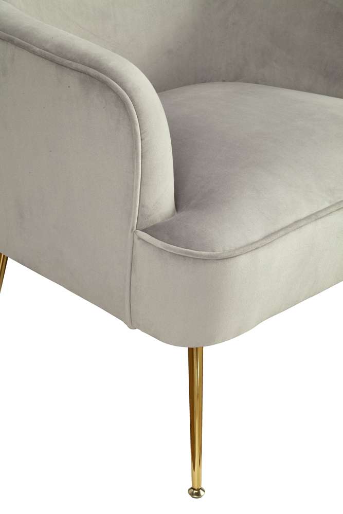 Alpine Furniture - Rebecca Leisure Chair, Grey - 9010-1-GRY veiw 4