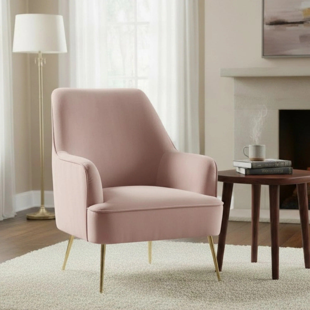 Alpine Furniture - Rebecca Leisure Chair, Pink - 9010-1-PNK view 7