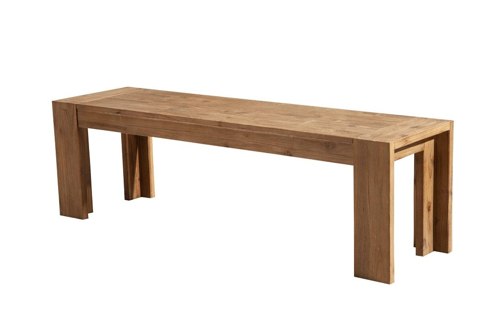 Alpine Furniture - Seashore Dining Bench, Antique Natural - 8868-03 veiw 1
