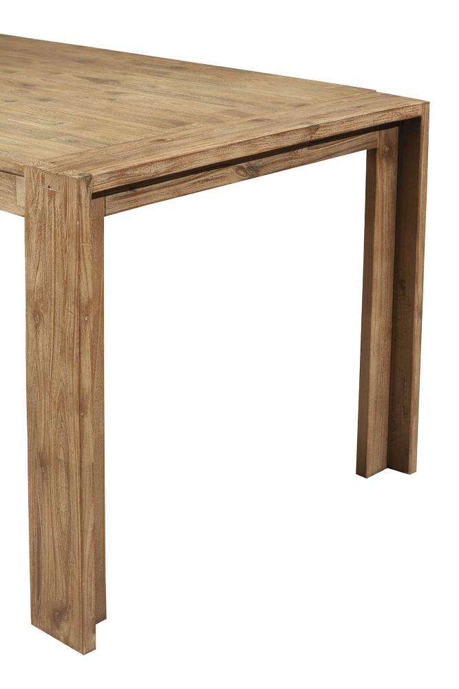 Alpine Furniture - Seashore Fixed Top Dining Table, Antique Natural - 8868-01 veiw 3