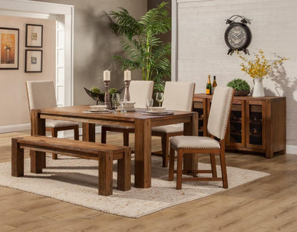Alpine Furniture - Shasta Upholstered Side Chairs, Salvaged Natural (Set of 2) - ORI-913-05 veiw 2