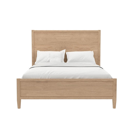 Alpine Furniture - Sinclair California King Panel Bed, Natural - 3458NAT-07CK view 2