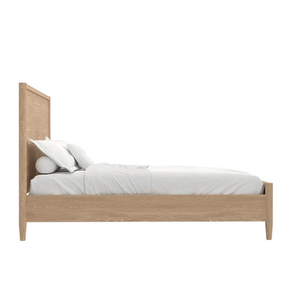 Alpine Furniture - Sinclair California King Panel Bed, Natural - 3458NAT-07CK view 3
