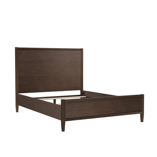 Alpine Furniture - Sinclair California King Panel Bed, Walnut - 3458WAL-07CK view 2