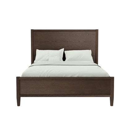 Alpine Furniture - Sinclair California King Panel Bed, Walnut - 3458WAL-07CK view 6