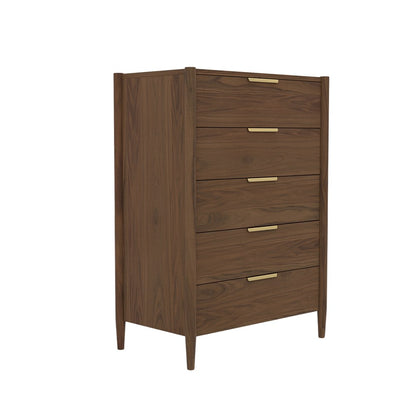 Alpine Furniture - Sinclair Chest, Walnut - 3458WAL-05 view 1