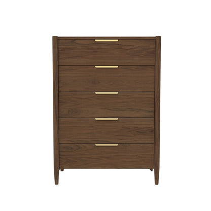 Alpine Furniture - Sinclair Chest, Walnut - 3458WAL-05 view 2