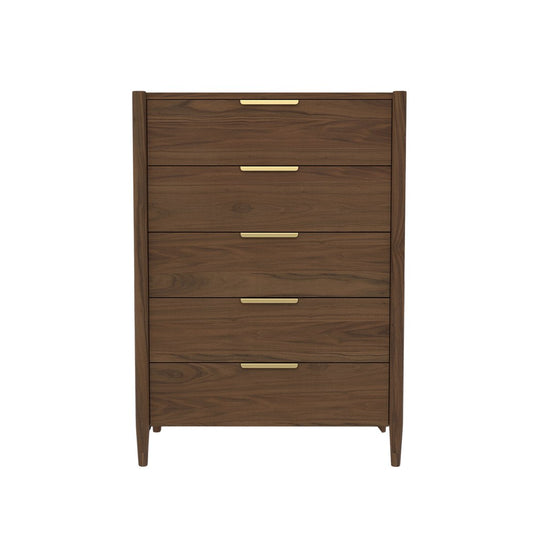 Alpine Furniture - Sinclair Chest, Walnut - 3458WAL-05 view 2