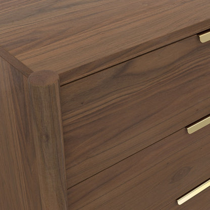 Alpine Furniture - Sinclair Chest, Walnut - 3458WAL-05 view 6