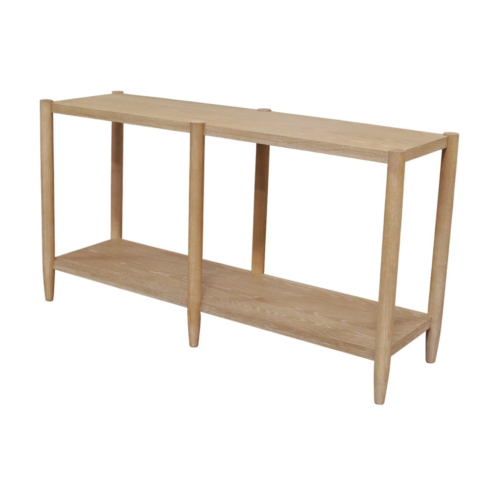 Alpine Furniture - Sinclair Console Table, Natural - 3458NAT-63 view 3