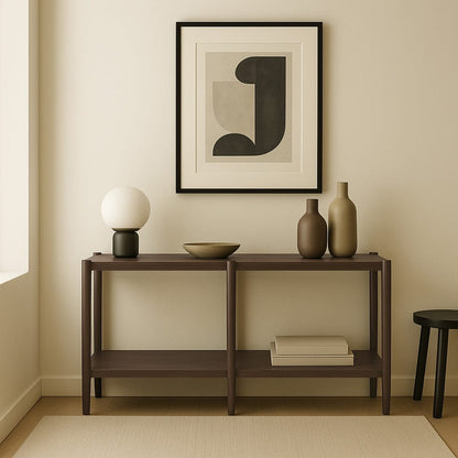 Alpine Furniture - Sinclair Console Table, Walnut - 3458WAL-63 view 8