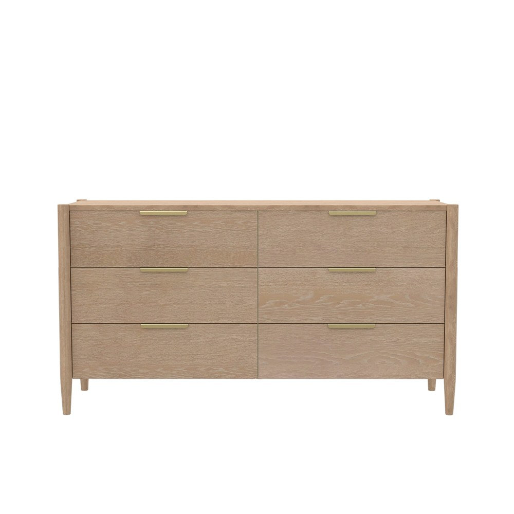 Alpine Furniture - Sinclair Dresser, Natural - 3458NAT-03 view 2