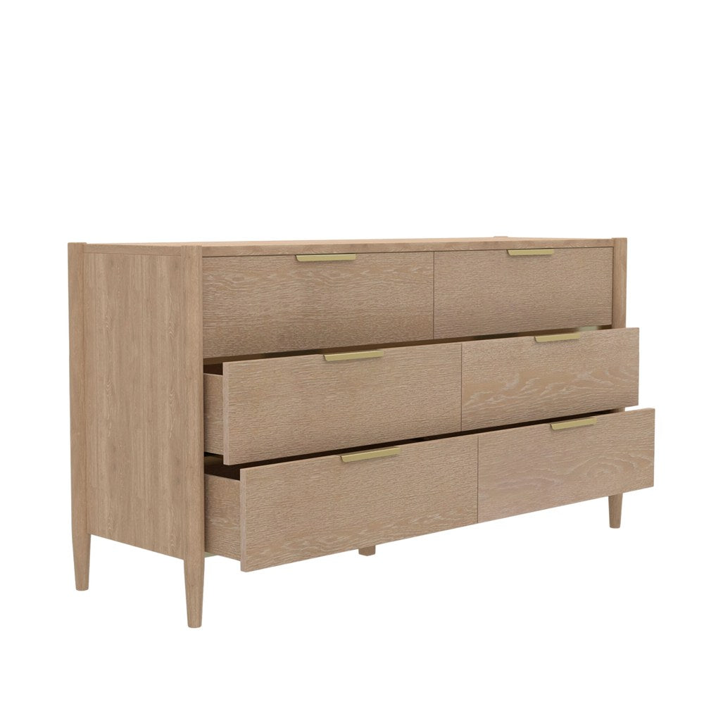 Alpine Furniture - Sinclair Dresser, Natural - 3458NAT-03 view 5