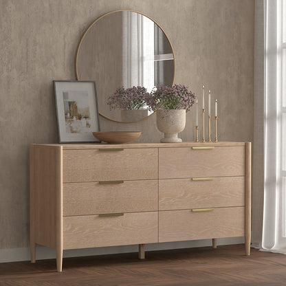 Alpine Furniture - Sinclair Dresser, Natural - 3458NAT-03 view 8