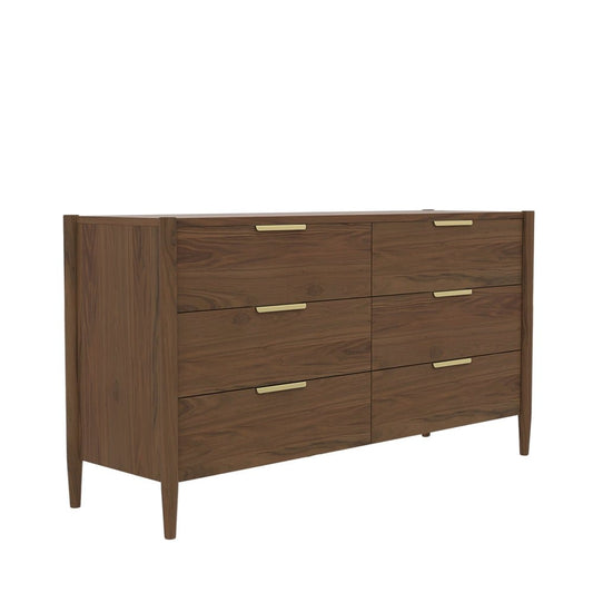 Alpine Furniture - Sinclair Dresser, Walnut - 3458WAL-03 view 1