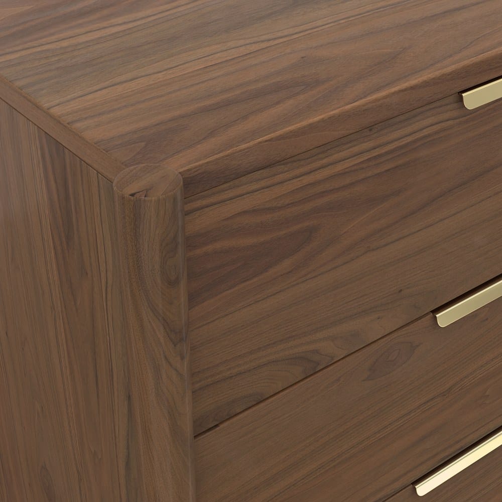 Alpine Furniture - Sinclair Dresser, Walnut - 3458WAL-03 view 6