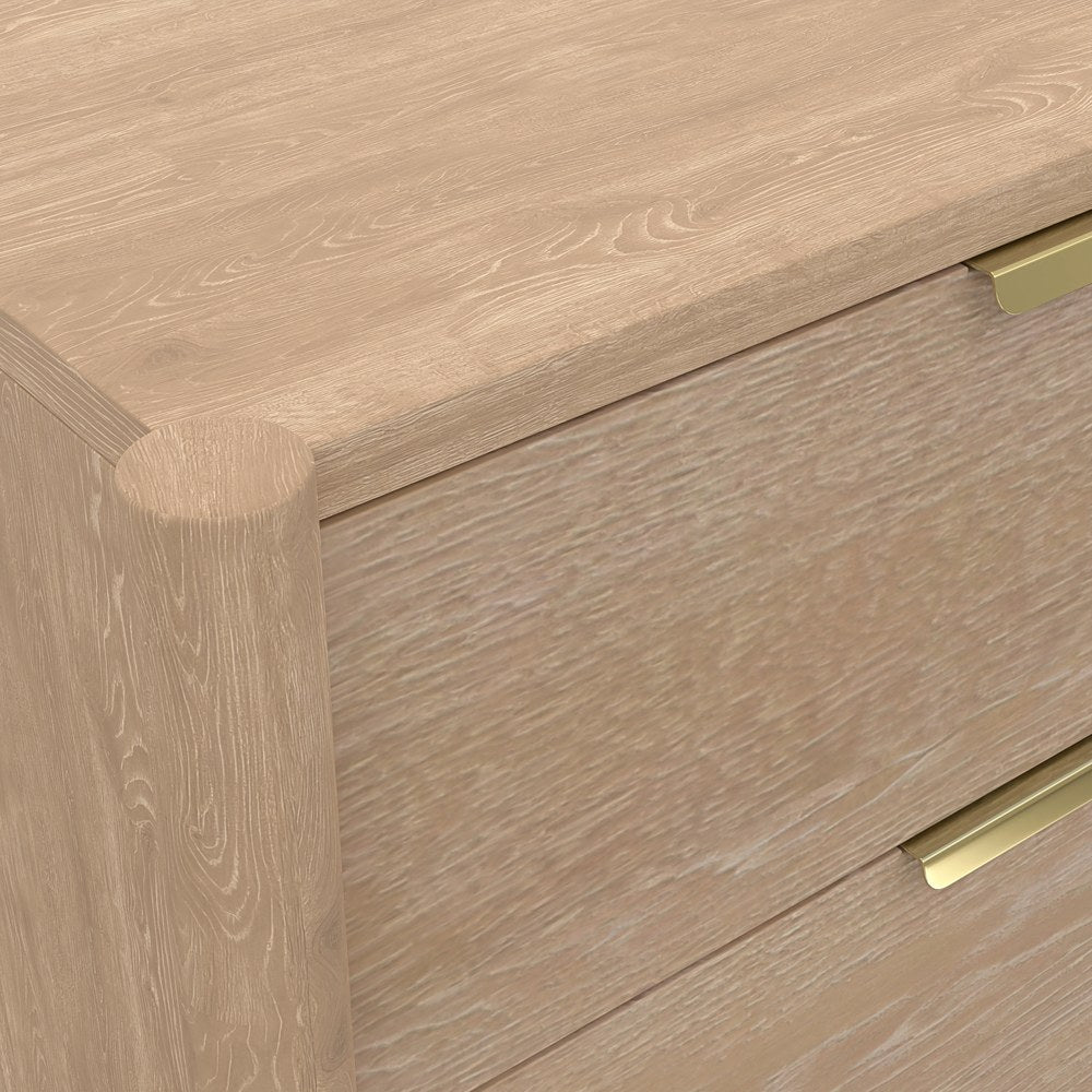 Alpine Furniture - Sinclair Nightstand, Natural - 3458NAT-02 view 6