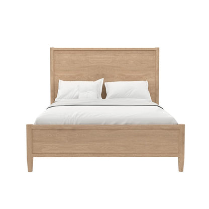 Alpine Furniture - Sinclair Queen Panel Bed, Natural - 3458NAT-01Q view 6