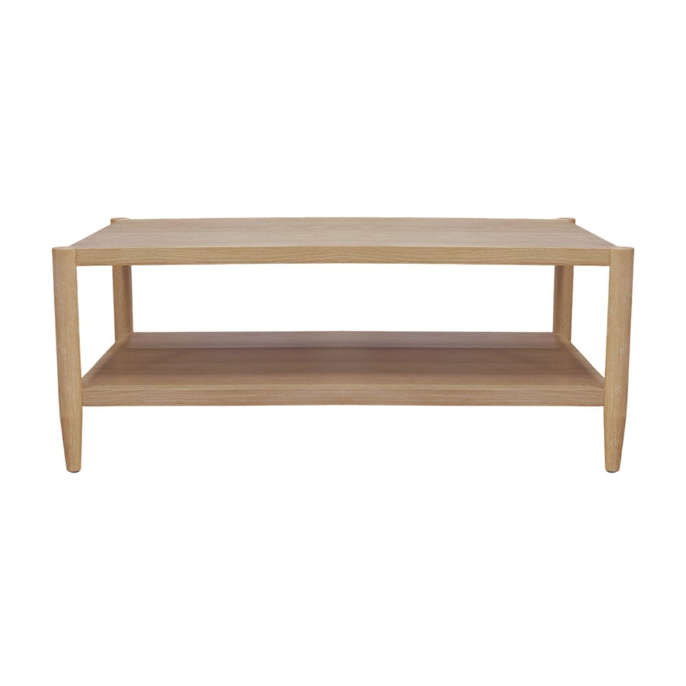 Alpine Furniture - Sinclair Rectangular Coffee Table, Natural - 3458NAT-61 view 2