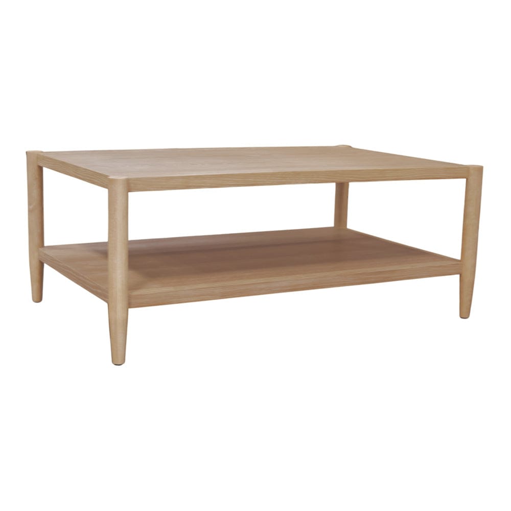 Alpine Furniture - Sinclair Rectangular Coffee Table, Natural - 3458NAT-61 view 5