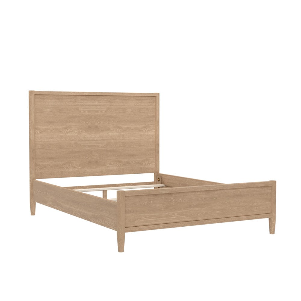 Alpine Furniture - Sinclair Standard King Panel Bed, Natural - 3458NAT-07EK view 1