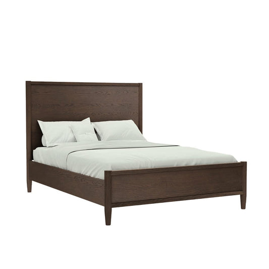 Alpine Furniture - Sinclair Standard King Panel Bed, Walnut - 3458WAL-07EK view 1