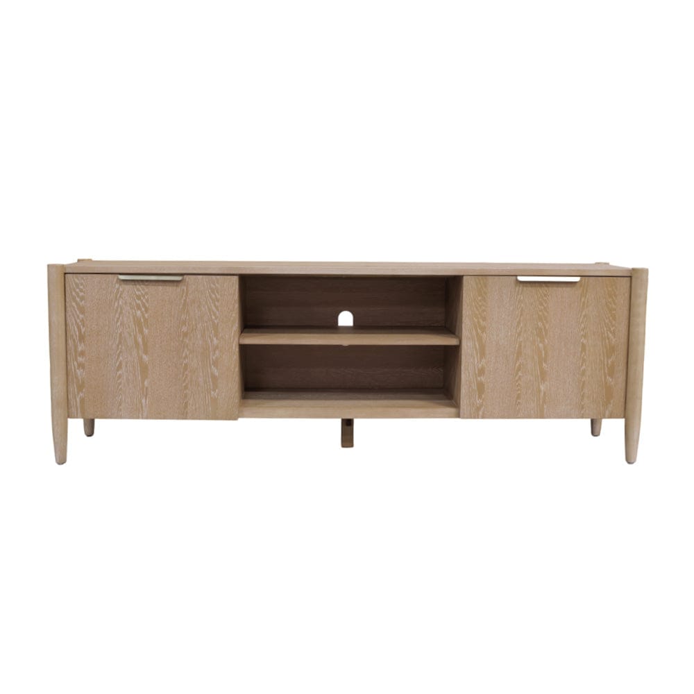 Alpine Furniture - Sinclair TV Console, Natural - 3458NAT-10 view 2