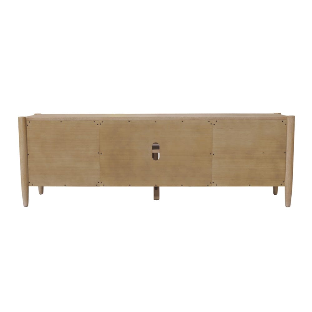 Alpine Furniture - Sinclair TV Console, Natural - 3458NAT-10 view 3