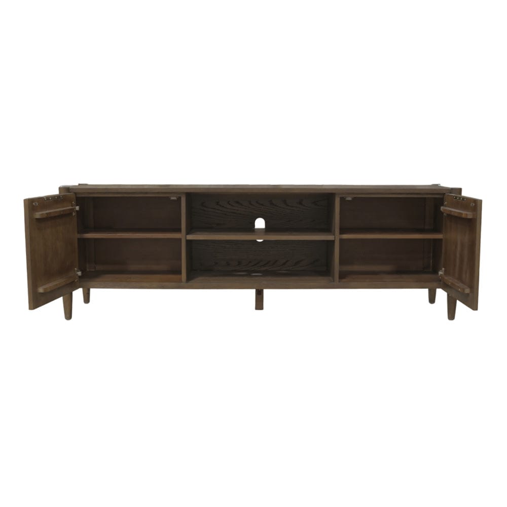Alpine Furniture - Sinclair TV Console, Walnut - 3458WAL-10 view 5