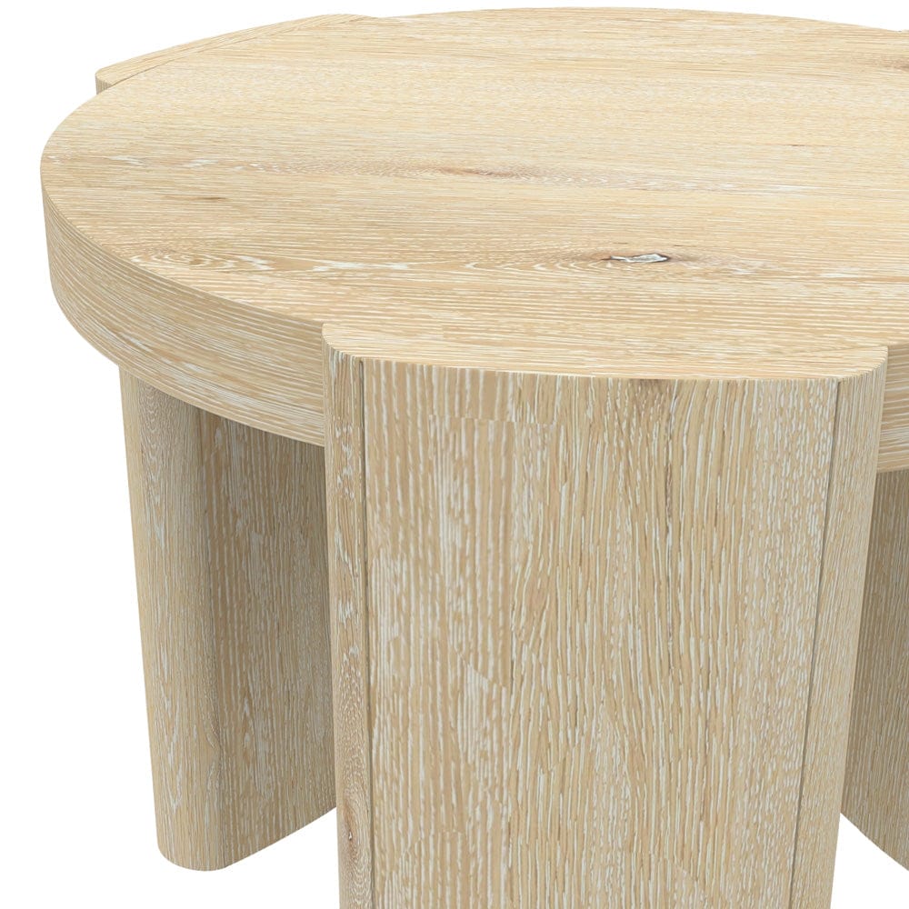 Alpine Furniture - Sloane 20" Round End Table, Driftwood - 3966-62 view 5