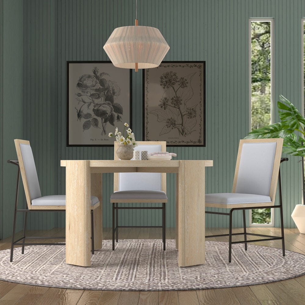 Alpine Furniture - Sloane Round Dining Table, Driftwood - 3966-25 view 8