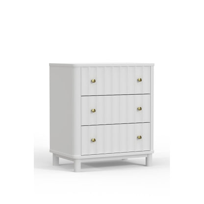 Alpine Furniture - Stapleton 3 Drawer Small Chest, White - 2090-04 view 1