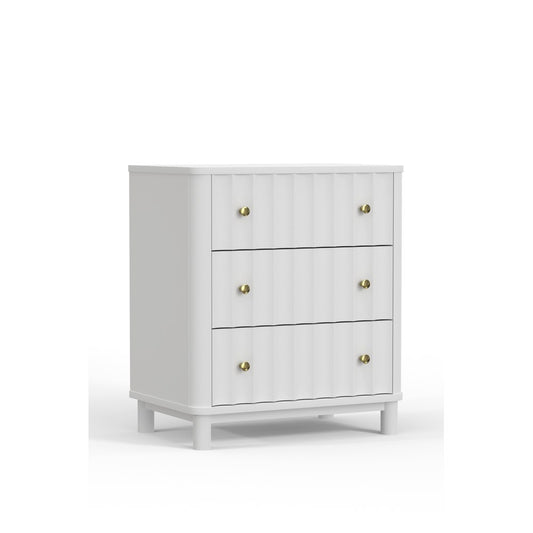 Alpine Furniture - Stapleton 3 Drawer Small Chest, White - 2090-04 view 1