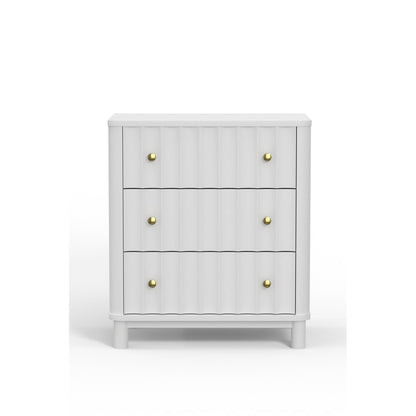 Alpine Furniture - Stapleton 3 Drawer Small Chest, White - 2090-04 view 2