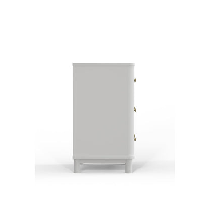 Alpine Furniture - Stapleton 3 Drawer Small Chest, White - 2090-04 view 3