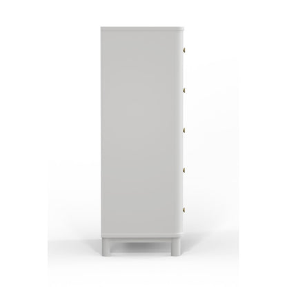 Alpine Furniture - Stapleton 5 Drawer Chest, White - 2090-05 view 3