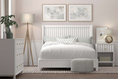 Alpine Furniture - Stapleton 6 Drawer Dresser, White - 2090-03 veiw 2