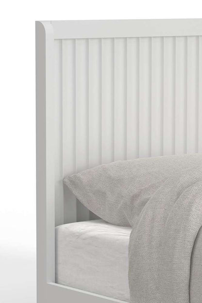 Alpine Furniture - Stapleton Full Panel Bed, White - 2090-08F veiw 4