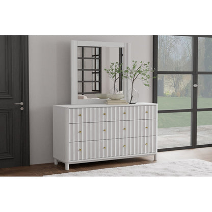 Alpine Furniture - Stapleton Mirror, White - 2090-06 view 1