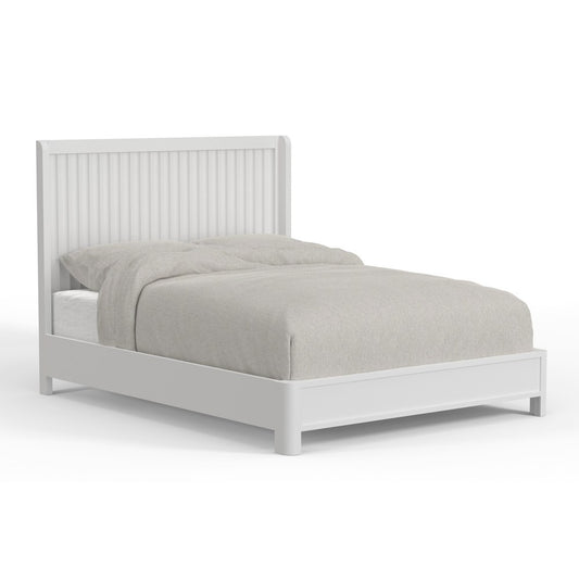 Alpine Furniture - Stapleton Queen Panel Bed, White - 2090-01Q view 1
