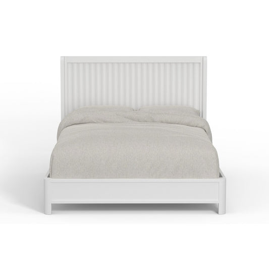 Alpine Furniture - Stapleton Queen Panel Bed, White - 2090-01Q view 2