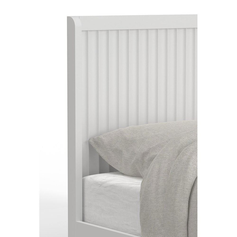 Alpine Furniture - Stapleton Queen Panel Bed, White - 2090-01Q view 3