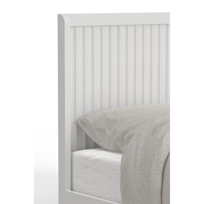 Alpine Furniture - Stapleton Queen Panel Bed, White - 2090-01Q view 3