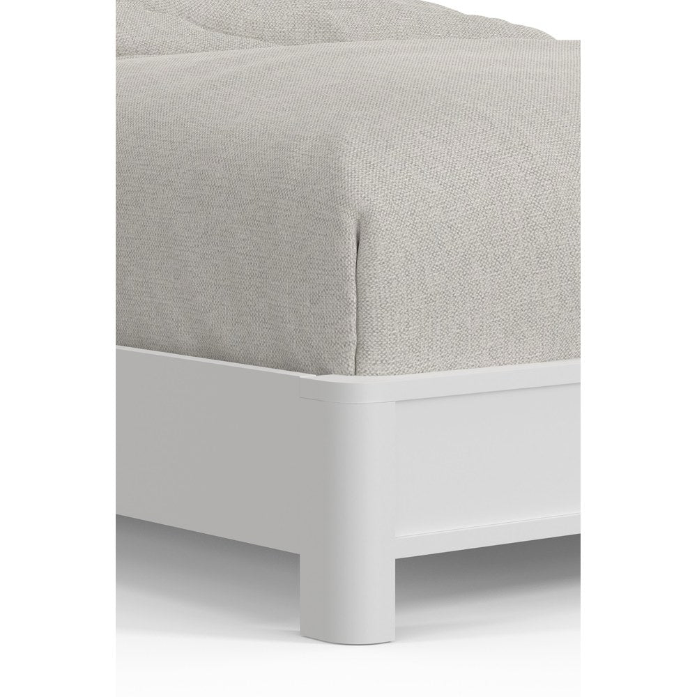 Alpine Furniture - Stapleton Queen Panel Bed, White - 2090-01Q view 4