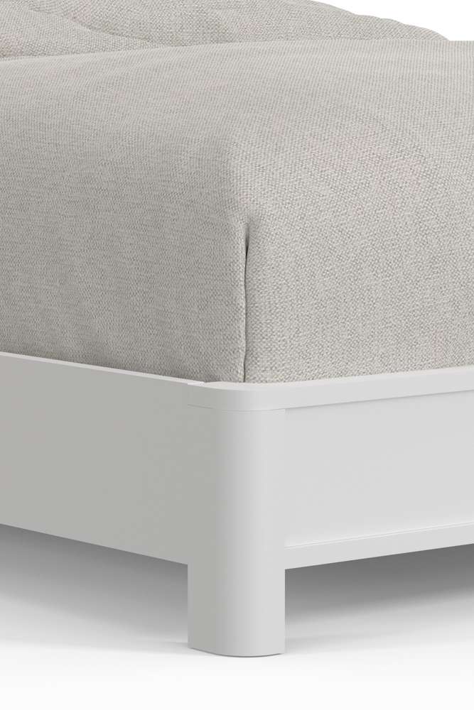 Alpine Furniture - Stapleton Standard King Panel Bed, White - 2090-07EK veiw 5